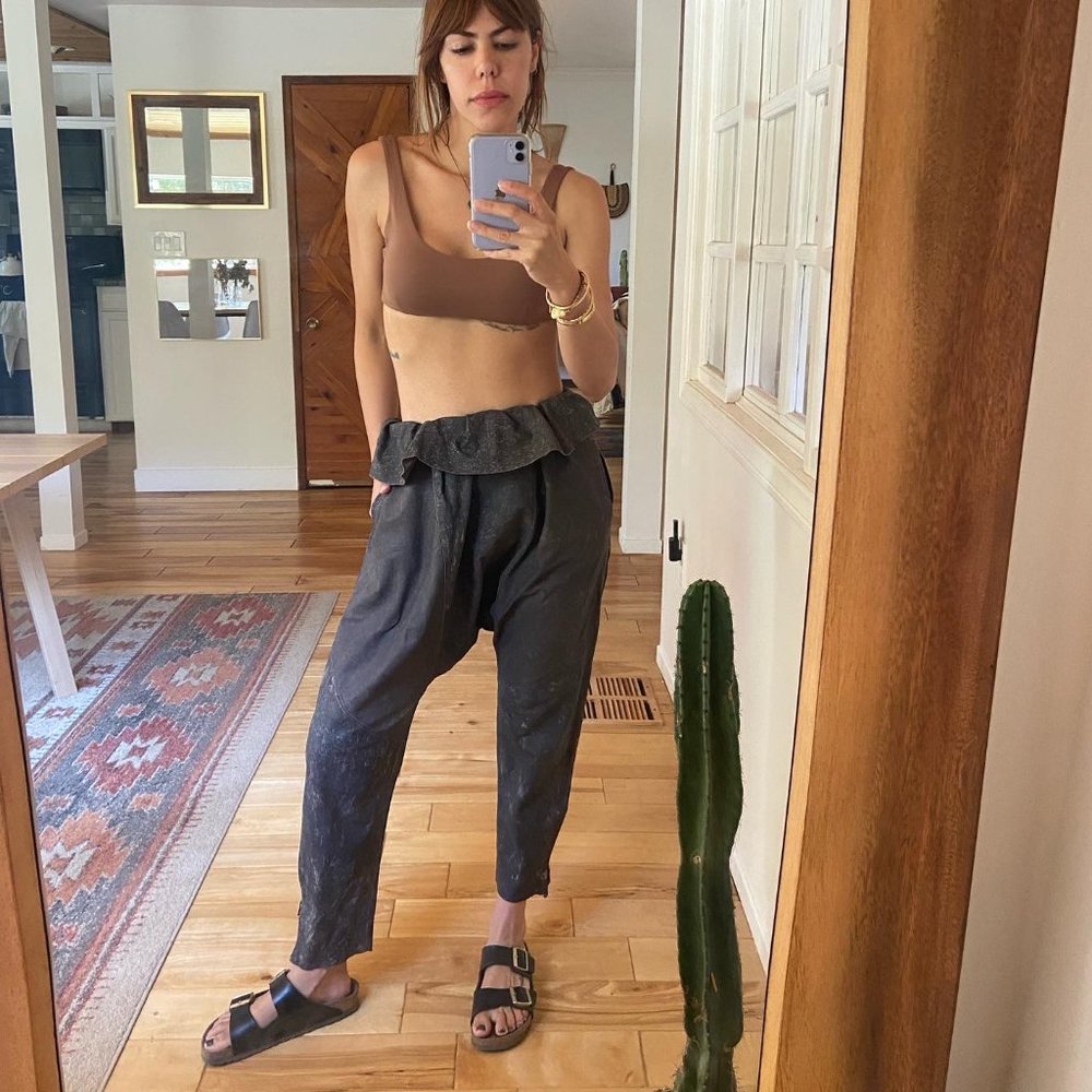 Leather pants